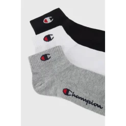 Lot de 3 chaussettes basse Noir/Gris/Blanc