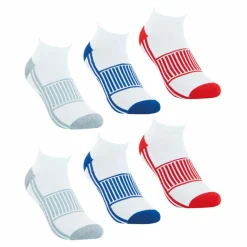Lot de 6 paires de chaussettes basses homme Lifestyle Wilson Blanc