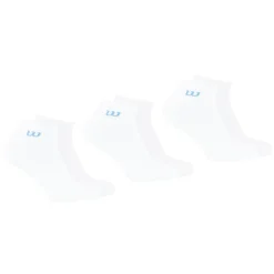 Lot de 3 paires de chaussettes basses homme - Blanc en coton