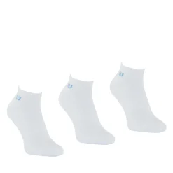 Lot de 3 paires de chaussettes basses homme - Blanc en coton
