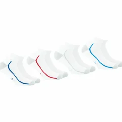 Lot de 4 paires de chaussettes de sport courtes - Blanc en coton