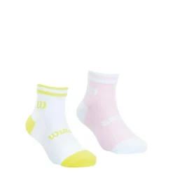 Lot de 2 paires de chaussettes basses fille Essentiel Wilson blanc en coton