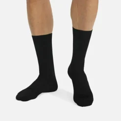 Lot de 2 paires de chaussettes fil d'Ecosse gris en tissu