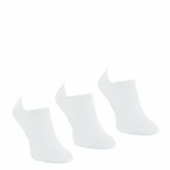 Lot de 3 paires de chaussettes invisibles - Blanc en coton