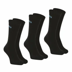Lot de 3 paires de chaussettes mi-hautes homme Essentiel Wilson Noir en coton