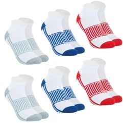 Lot de 6 paires de chaussettes basses homme Sport Wilson blanc