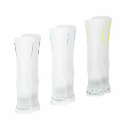 Lot de 3 paires de chaussettes mi-hautes Training Dry blanc en coton pour homme