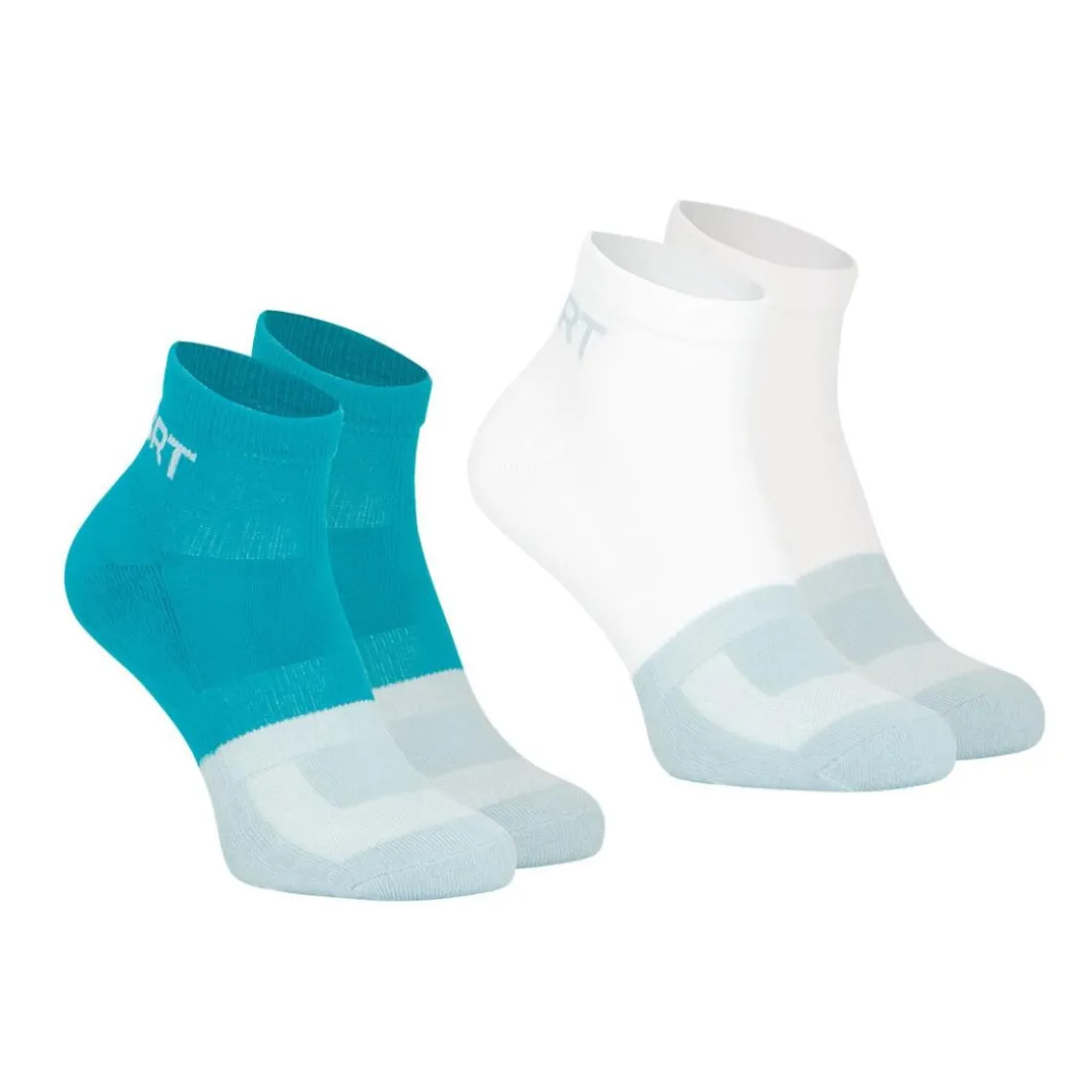Lot de 2 paires de chaussettes homme quarter Fresh Athena bleu