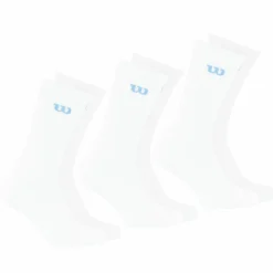 Lot de 3 paires de chaussettes mi-hautes homme Essentiel Wilson Blanc en coton