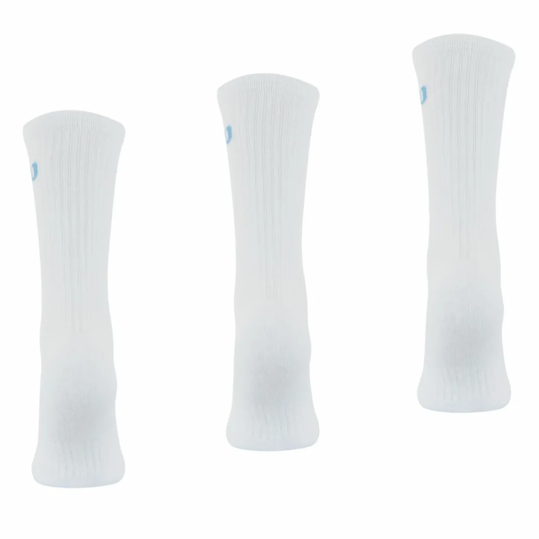 Lot de 3 paires de chaussettes mi-hautes homme Essentiel Wilson Blanc en coton