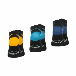 Lot de 3 paires de socquettes homme Easy Color noir en coton