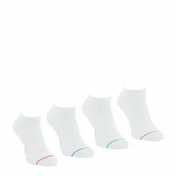 Lot de 4 paires de socquettes - Blanc en coton