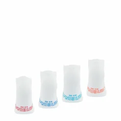 Lot de 4 paires de socquettes - Blanc en coton