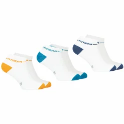 Lot de 3 paires de socquettes homme Easy Color blanc en coton