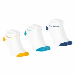 Lot de 3 paires de socquettes homme Easy Color blanc en coton