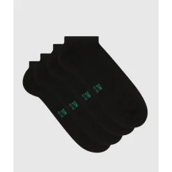 Lot de 2 paires de socquettes en coton bio Dim Noir - Green by Dim