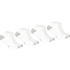 Lot de 4 paires de socquettes homme Ecopack Sport Athena blanc en coton