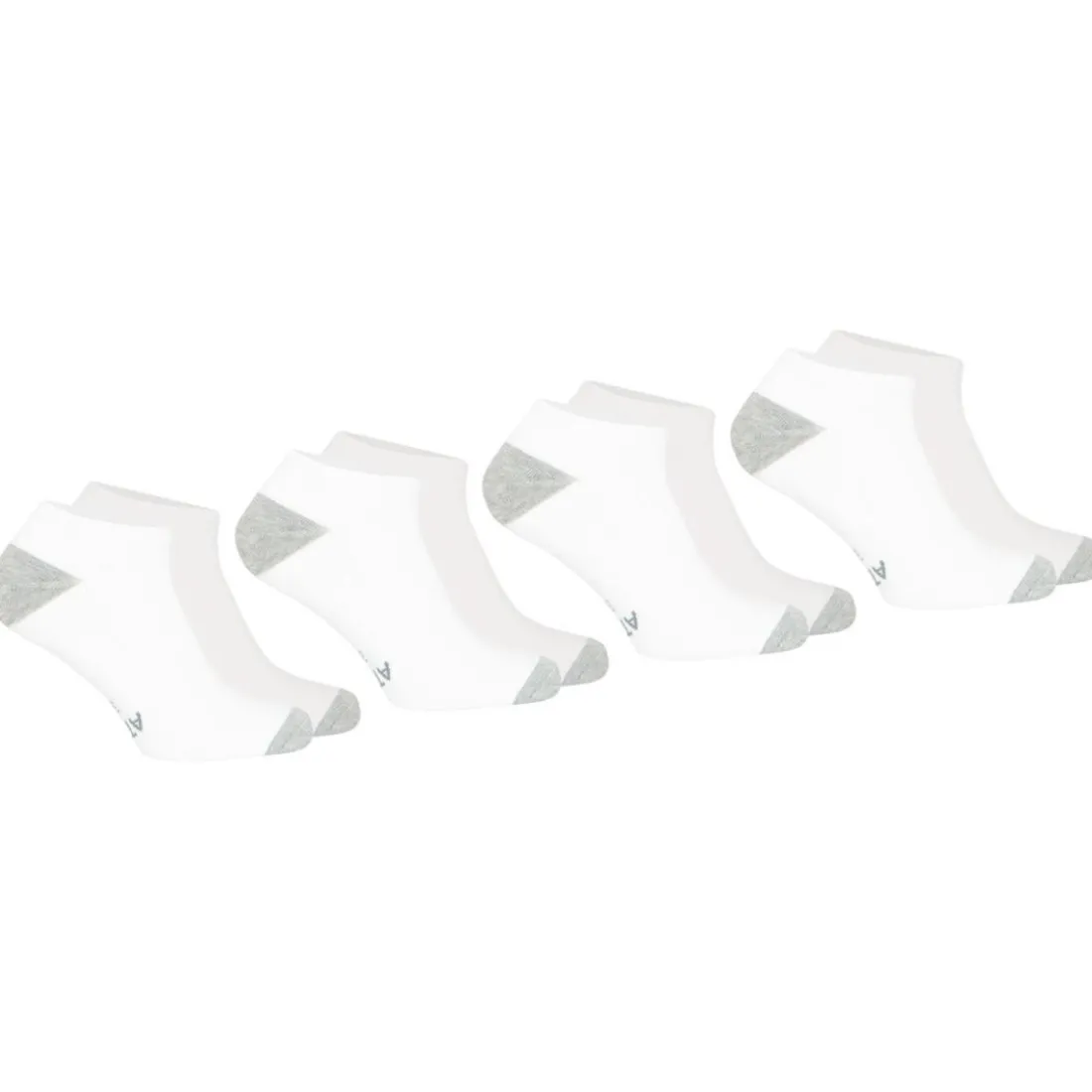 Lot de 4 paires de socquettes homme Ecopack Sport Athena blanc en coton