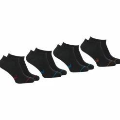 Lot de 4 paires de socquettes - Noir en coton