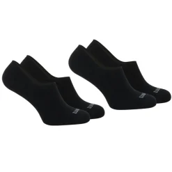 Lot de 2 paires de socquettes invisibles homme - Noir