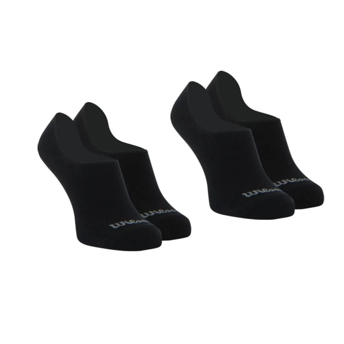 Lot de 2 paires de socquettes invisibles homme - Noir