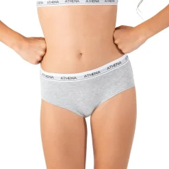 Lot de 2 shortys fille Coton Ultra Doux Athena blanc