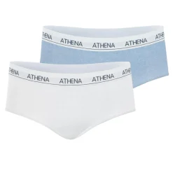 Lot de 2 shortys fille Coton Ultra Doux Athena multicolore