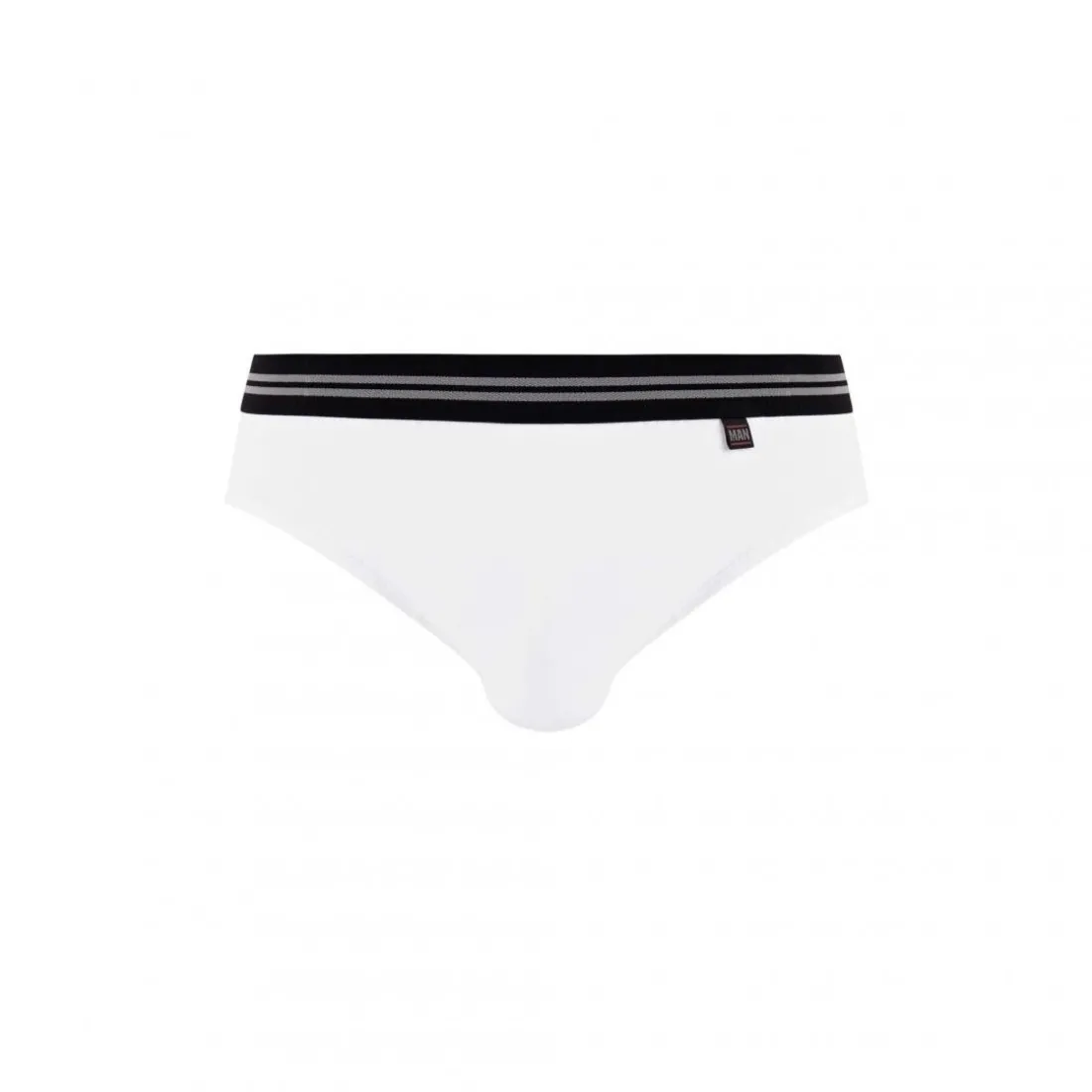 Lot de 2 slips - Blanc et Gris en coton