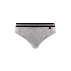 Lot de 2 slips - Blanc et Gris en coton