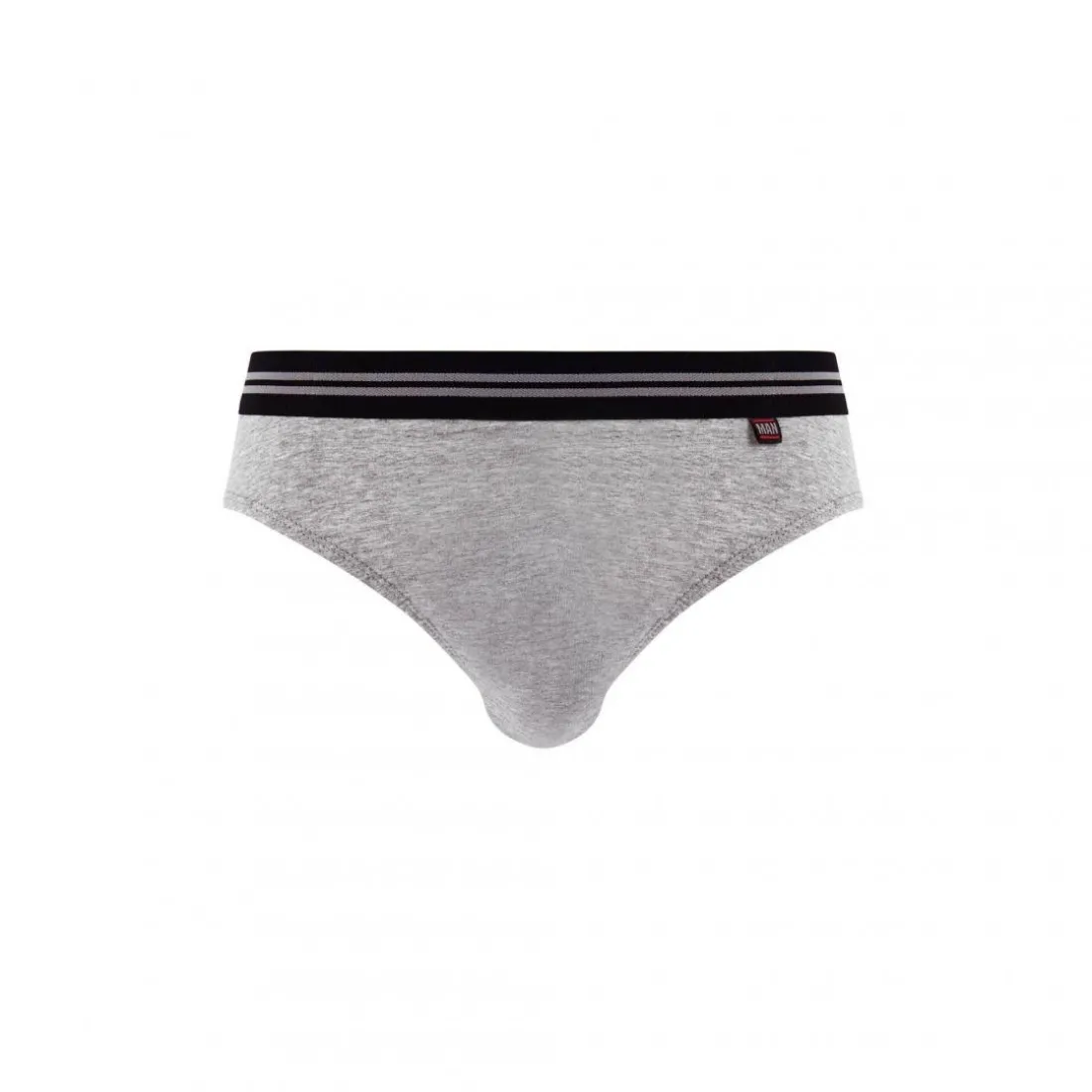 Lot de 2 slips - Blanc et Gris en coton