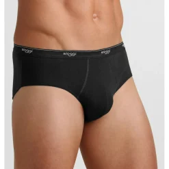 Lot de 3 slips - Noir en coton