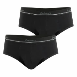 Lot de 2 slips absorbants Homme Sérénité Heritage noir en coton