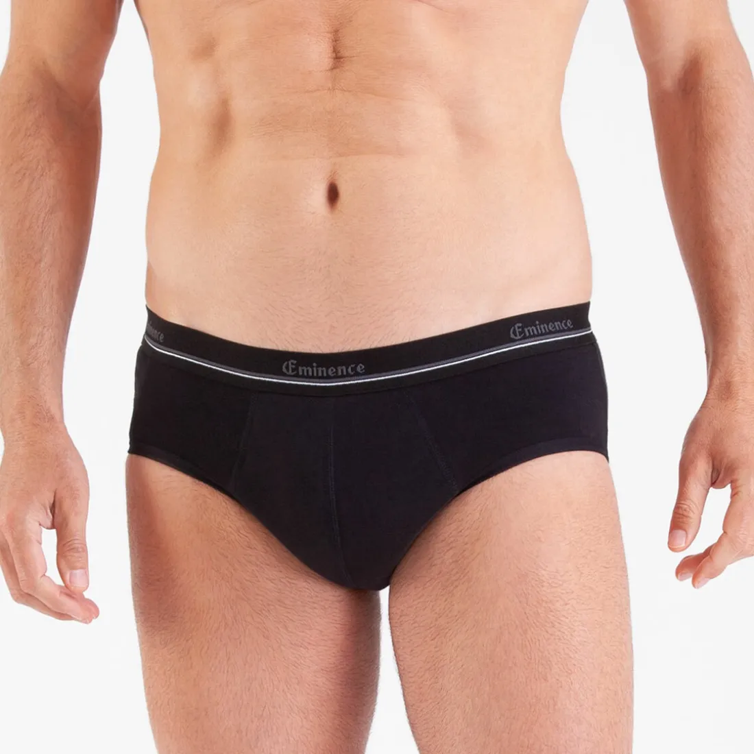 Lot de 2 slips absorbants Homme Sérénité Heritage noir en coton