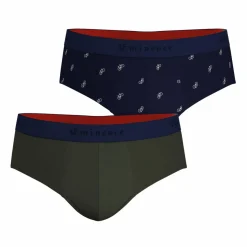Lot de 2 slips bleu Fait en France pour homme