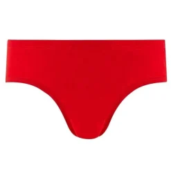 Lot de 3 slips boy bleu, imprimé & rouge Happy Print by Djembé POMM'POIRE - Rouge en coton