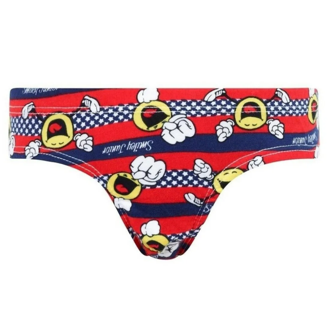 Lot de 3 slips Boy Happy College by Smiley POMM'POIRE - Multicolore en coton