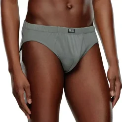 Lot de 3 slips coton noir - blanc - gris