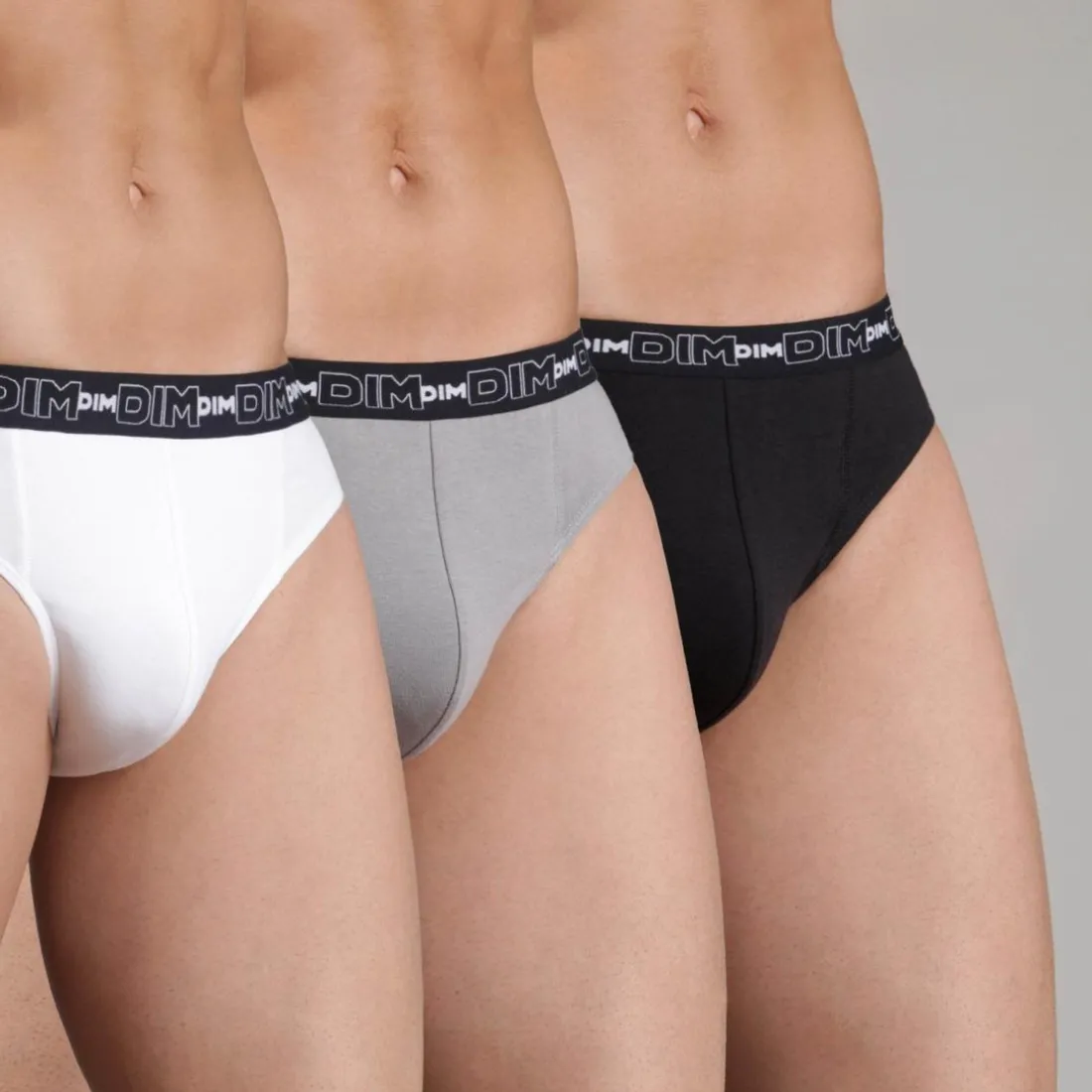 Lot de 3 slips Dim Pack homme - Gris