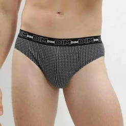 Lot de 3 slips Dim Underwear en coton
