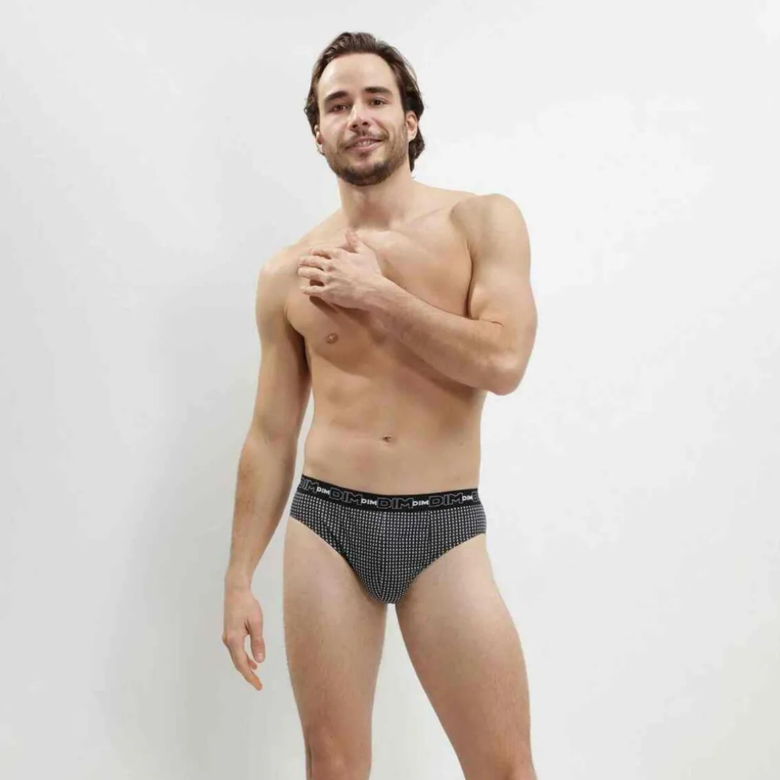 Lot de 3 slips Dim Underwear en coton