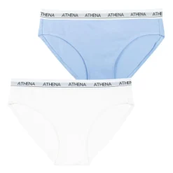 Lot de 2 slips fille Coton Ultra Doux Athena multicolore