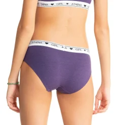 Lot de 2 slips fille Coton Ultra Doux violet