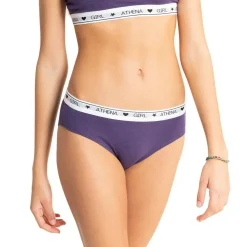 Lot de 2 slips fille Coton Ultra Doux violet