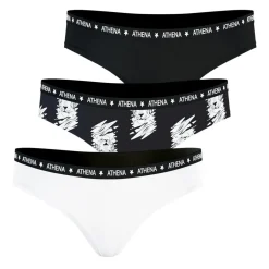 Lot de 3 slips fille Ecopack Girl Mode