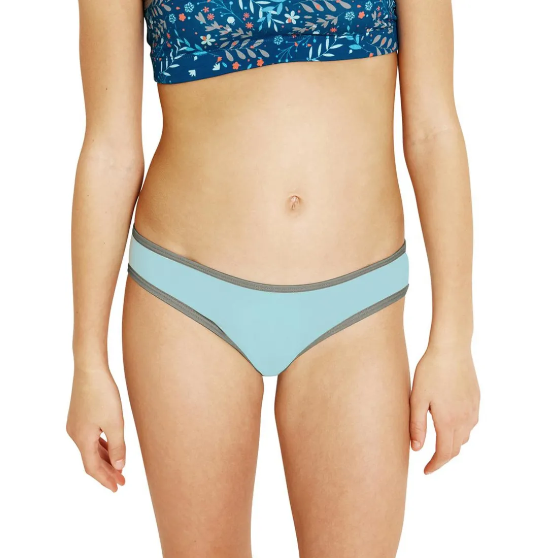 Lot de 3 slips fille Ecopack Mode Girl by Bleu en coton