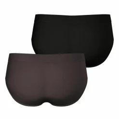Lot de 2 slips Fusion noir en coton pour homme