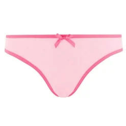 Lot de 3 slips girl blanc, poudre & rose Summer POMM'POIRE - Rose en coton