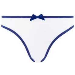 Lot de 3 slips girl blanc, poudre & rose Summer POMM'POIRE - Bleu en coton
