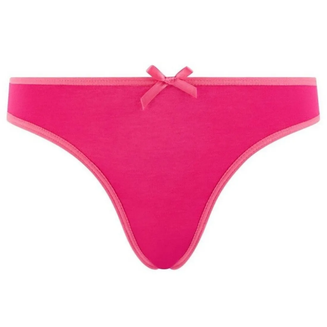 Lot de 3 Slips girl Pomm Poire blanc, poudre & rose en coton
