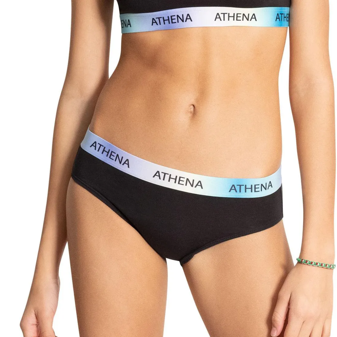 Lot de 2 slips Girl Rainbow by Fille en coton